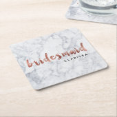 elegant faux roos goudmarmer kartonnen onderzetters (Schuin)