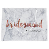 elegant faux roos goudmarmer large cadeautasje (Voorkant)