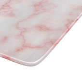 Elegant Faux Roze Marmer Snijplank (Hoek)