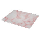 Elegant Faux Roze Marmer Snijplank (Hoek)