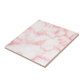 Elegant Faux Roze Marmer Tegeltje (Zijkant)