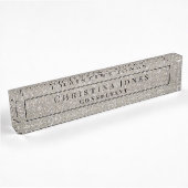 Elegant Faux Silver Glitter Pattern Professional Naambordje
