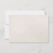 Elegant Faux Silver Sequins Beige Kijk RSVP 2 Kaartje (Achterkant)