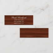 Elegant Faux Visitekaartjes (Voorkant / Achterkant)