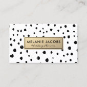 elegant faux visitekaartjes voor goud- en evenemen (Voorkant)