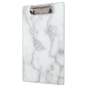Elegant Faux White Marble Klembord (Links)