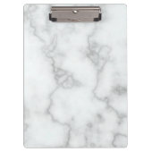 Elegant Faux White Marble Klembord (Voorkant)