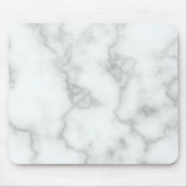 Elegant Faux White Marble Muismat (Voorkant)