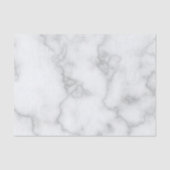 Elegant Faux White Marble Tissuepapier (Voorkant)