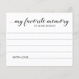 Elegant favoriet geheugen van liefste één begrafen