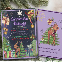 Elegant Favorite Things Gift Exchange I Night Sky  Kaart