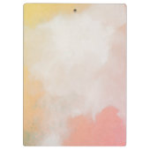 Elegant Feather Floral Watercolour clipboard Klembord (Achterkant)