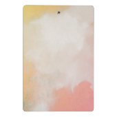 Elegant Feather Floral Watercolour mini clipboard  Klembord (Achterkant)