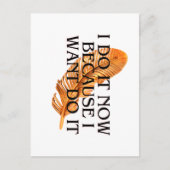 Elegant Feather Quote Invitation Kaart – Modern Mi (Voorkant)