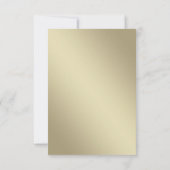 Elegant Feather Save The Date Photo Card (Achterkant)