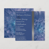 Elegant Feathers Wedding Invitation Kaart (Voorkant / Achterkant)