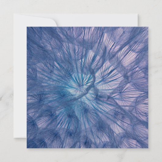 Elegant Feathers Wedding Invitation Kaart (Achterkant)