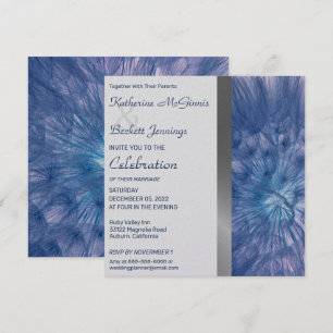 Elegant Feathers Wedding Invitation Kaart
