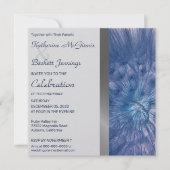 Elegant Feathers Wedding Invitation Kaart (Voorkant)