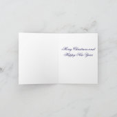 Elegant feest feestdagen kaart (Binnen)