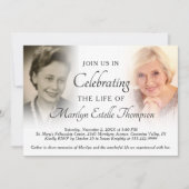 Elegant feest van de foto's van het leven kaart (Voorkant)