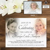 Elegant feest van de foto's van het leven kaart