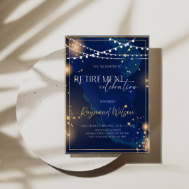 Elegant feest van het pensioen kaart