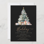 Elegant feestelijk diner kaart (Voorkant)