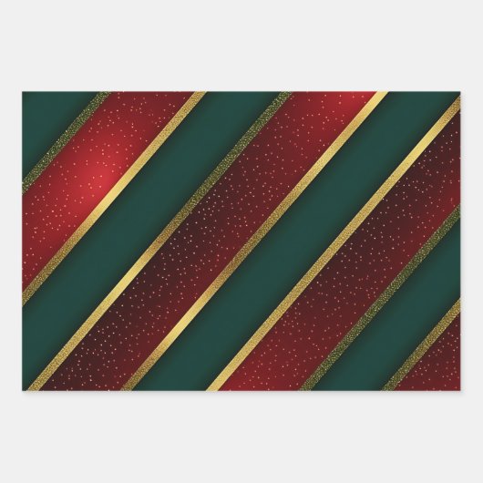 Elegant feestelijk inpakpapier vel (Voorkant)