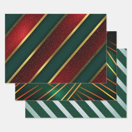 Elegant feestelijk inpakpapier vel