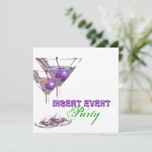 Elegant feestelijke stijl gelegenheid AANPASSEN Kaart (Staand voorkant)