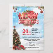 Elegant feestfeest kaart (Voorkant)