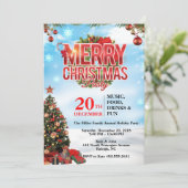 Elegant feestfeest kaart (Staand voorkant)