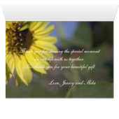 Elegant, felle zonnebloem met zonnebloem (Binenzijde Horizontaal (Onderkant))