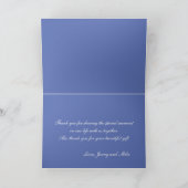 Elegant, felle zonnebloem met zonnebloem bedankkaart (Binnen)