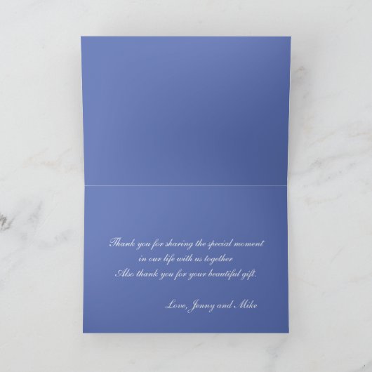 Elegant, felle zonnebloem met zonnebloem bedankkaart (Binnen)