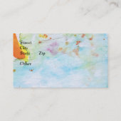 Elegant Feminine Artsy Abstract Visitekaartje (Achterkant)