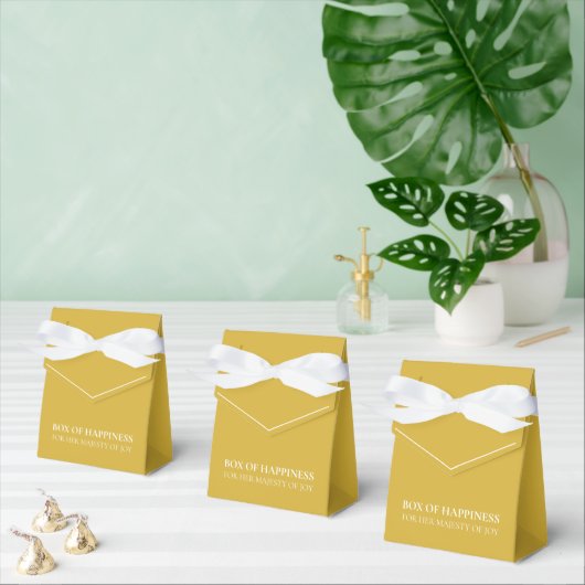 Elegant Feminine Birthday Party Favor Design Bedankdoosjes (Meervoudige)