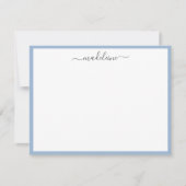 Elegant Feminine Handwrite Calligraphy Note Kaart Notitiekaartje (Voorkant)