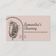 Elegant Feminine Minimal Handy Mop Broom Cleaning