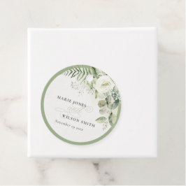 Elegant Fern Eucalyptus Greenery Bedankjes Labels