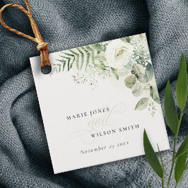 Elegant Fern Eucalyptus Greenery Bedankjes Labels