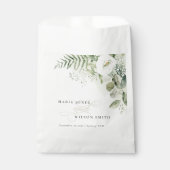 Elegant Fern Eucalyptus Greenery Bedankzakje (Voorkant)