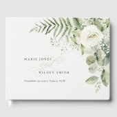 Elegant Fern Eucalyptus Greenery Gastenboek (Voorkant)