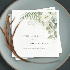 Elegant Fern Eucalyptus Greenery Servet