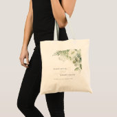 Elegant Fern Eucalyptus Greenery Tote Bag (Voorkant (product))