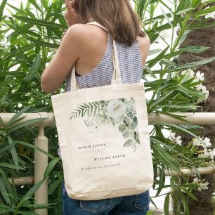 Elegant Fern Eucalyptus Greenery Tote Bag