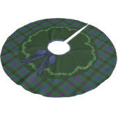 Elegant Festive Davidson Tartan Pset Tree Skirt Kerstboom Rok (Gekanteld)