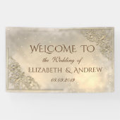 Elegant Festive Gold Wedding Banner (Horizontaal)