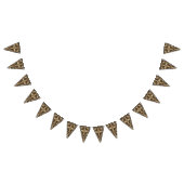 Elegant Festive Golden Decorative Gold Pattern Vlaggetjes (Alle)